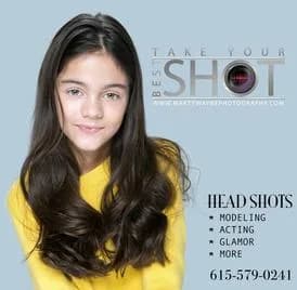 Head shots: modeling, acting, glamor and more. 615-579-0241