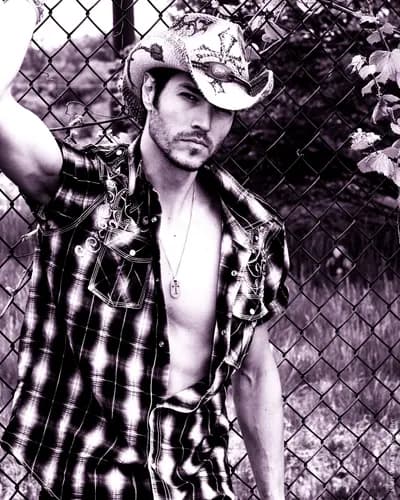 International Model and Country Singer Scott Carey, photographed by Marty Wayne